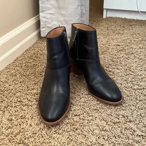 Madewell 2” Heeled Black Booties